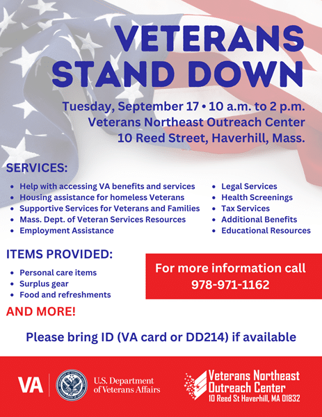Veteran Stand Down Flyer